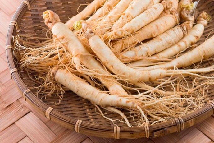 Ginseng root to provide a tinge that stimulates blood circulation in the tissues of the penis